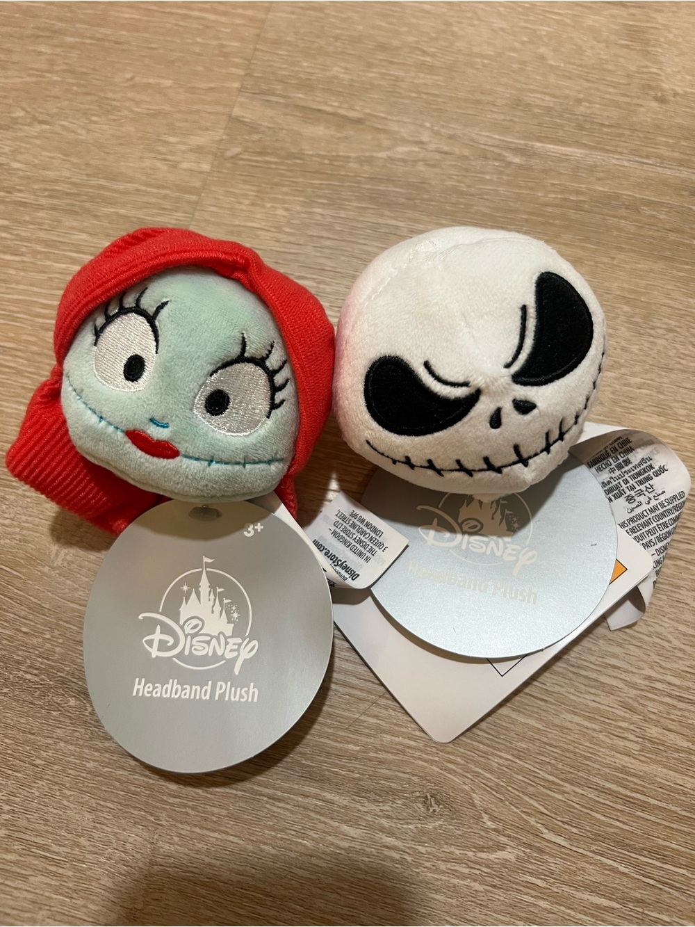 Disney Jack and Sally plush for headbands